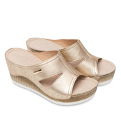 Klapki damskie Skotnicki KL-3-6026 Złote