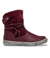 Botki dziewczęce American Club G-AB16183 Bordowe