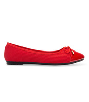 Balerinki damskie Abloom 9988-113 Czerwone