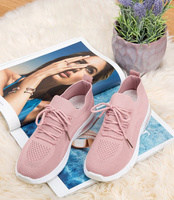 Buty sportowe damskie N/M BOK09 Różowe