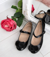 Balerinki dziecięce Bello Star E22-229 Czarne