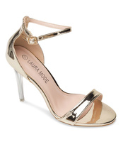 Sandałki damskie Laura Mode ZOY-003 Złote