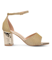 Sandałki damskie Laura Mode QL-211 Złote