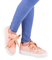 Buty sportowe damskie N/M BM1928 Różowe 