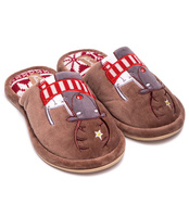 Kapcie damskie Natural Style NS-225 Brązowe