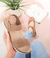 Sandałki damskie Inblu CN-28 Brązowe