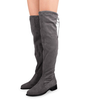 Kozaki damskie L.Lux.Shoes JKD-43 Szare