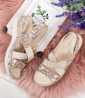 Sandały damskie Helios 100 Beżowe