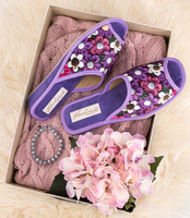 Kapcie damskie Natural Style NS-065 Fioletowe