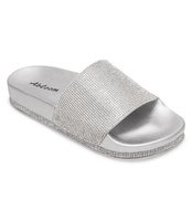 Klapki damskie Abloom 8050 Srebrne