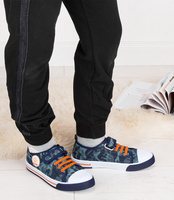 Trampki dziecięce Underline 6E1915 Granatowe