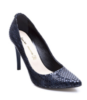 Czółenka damskie Laura Messi 1088W Granatowe