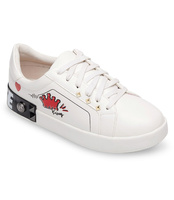 Buty sportowe damskie N/M A-9262 Białe