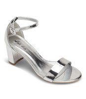 Sandałki damskie Style Shoes 6718 Srebrne