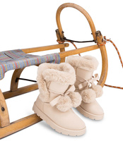 Śniegowce damskie Abloom BM-575 Beżowe