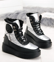 Śniegowce damskie Foreverfolie P221 Srebrne