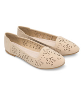 Balerinki damskie Skotnicki P-3-0584 Beżowe