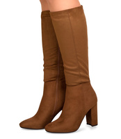 Kozaki damskie Super Mode 5256 Brązowe