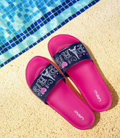 Klapki damskie basenowe Lano KL-3-7159-1 Granatowe 