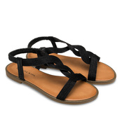 Sandałki damskie Laura Mode F-11 Czarne