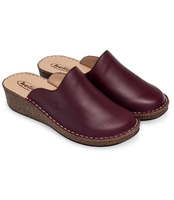 Klapki damskie Helios 236 Bordowe