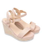 Sandałki damskie Ideal Shoes U-6292 Beżowe