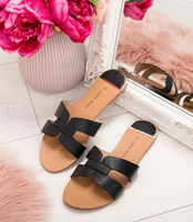 Klapki damskie Laura Mode K-26 Czarne