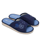 Kapcie damskie Natural Style NS-092 Niebieskie