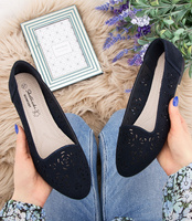 Balerinki damskie Skotnicki P-3-0584 Granatowe