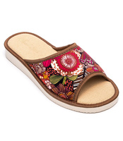 Kapcie damskie Natural Style NS-048 Brązowe