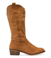 Kowbojki damskie Foreverfolie AB63 Brązowe