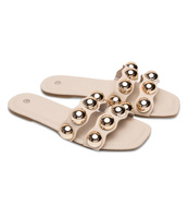 Klapki damskie N/M F-04-01 Beżowe