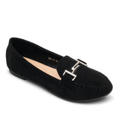 Mokasyny damskie N/M 22-11 Czarne