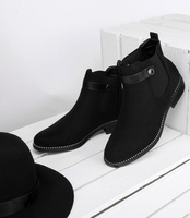 Botki damskie Ideal Shoes C-7203 Czarne