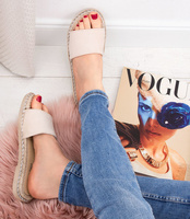 Klapki damskie Sixth Sens H127 Beżowe