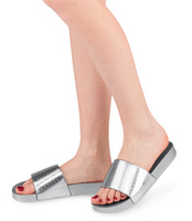 Klapki damskie Sixth Sens H61 Srebrne