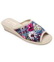 Kapcie damskie Natural Style NS-055 Niebieskie