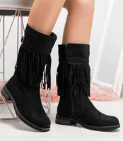 Kozaki damskie Super Mode 7443 Czarne