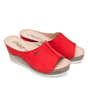 Klapki damskie Skotnicki KL-3-0510 Czerwone