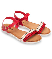 Sandałki damskie Bello Star S25 Czerwone