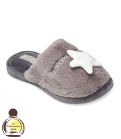 Kapcie damskie Natural Style NS-248 Szare