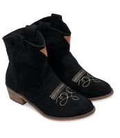 Kowbojki damskie Foreverfolie AB62 Czarne