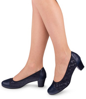 Czółenka Pesco 1705 Granatowe