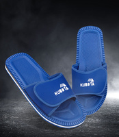 Klapki męskie Kubota Rzep KKRZ16 Błękitne