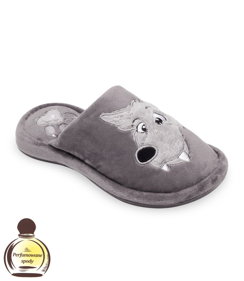 Kapcie damskie Natural Style NS-237 Szare