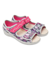 Sandałki dziecięce Befado 433X029 Szare