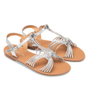 Sandałki damskie Abloom SY793 Srebrne