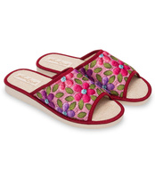 Kapcie damskie Natural Style NS-053 Bordowe