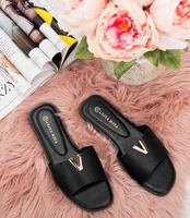 Klapki damskie Laura Mode F-27 Czarne