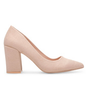 Czółenka damskie Ideal Shoes D-1232 Beżowe